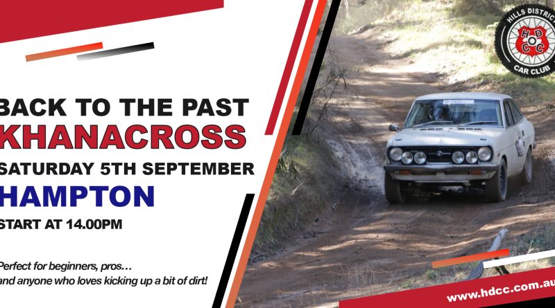 Back to the Past Khanacross – Saturday 5th September 2026