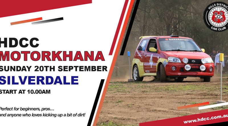 Gaye’s Redback Motorkhana – Sunday 27th September 2026